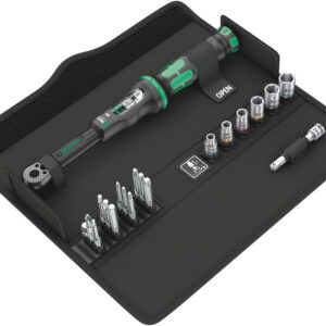 Klucz dynamometryczny Wera Click-Torque A 6 Set 1, 1/4″, 2,5–25 N·m, 20 części