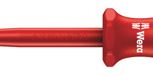160 iSS VDE Wkrętak płaski, izolowany, ze zredukowaną średnicą trzpienia i rękojeści, 0.8 x 4 x 100 mm 05020129001 WERA