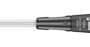 Wkrętak do śrub z nacięciem prostym (z rowkiem), warsztatowy, z rękojeścią kulistą Kraftform Ball-Grip 1834, 1 x 6 x 150 mm 05007901001 WERA