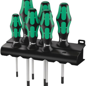 367/6 TORX® Zestaw wkrętaków Kraftform + wieszak, 6 części 05028062001 WERA