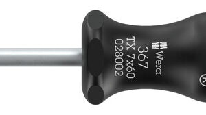 367 Wkrętak TORX® BO z otworem, TX 7 x 60 mm 05138257001 WERA