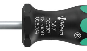 367 Wkrętak TORX® BO z otworem, TX 9 x 60 mm 05138259001 WERA