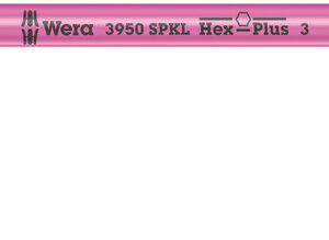 3950 SPKL Multicolour Klucz trzpieniowy ze stali nierdzewnej z końcówka kulistą, metryczny, 3 x 123 mm 05022663001 WERA