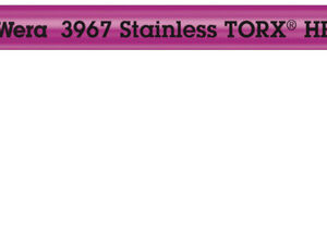 3967 SXL TORX® HF Klucz trzpieniowy TORX® Multicolour, z funkcją przytrzymywania, długi, ze stali nierdzewne, TX 20 x 137 mm 05022684001 WERA