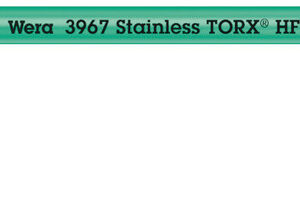 3967 SXL TORX® HF Klucz trzpieniowy TORX® Multicolour, z funkcją przytrzymywania, długi, ze stali nierdzewne, TX 9 x 101 mm 05022681001 WERA