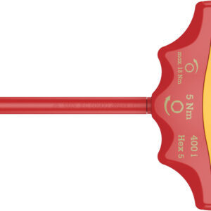 400 i VDE Hex Wskaźnik momentu obrotowego Hex-Plus, izolowany, 5 mm x 5,0 Nm 05004981001 WERA