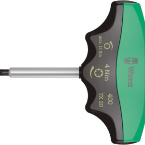400 TX Wskaźnik momentu obrotowego Hex-Plus, TX 20 x 4,0 Nm 05005090001 WERA