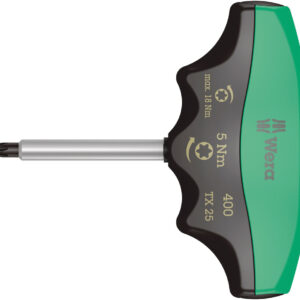 400 TX Wskaźnik momentu obrotowego Hex-Plus, TX 25 x 5,0 Nm 05005091001 WERA