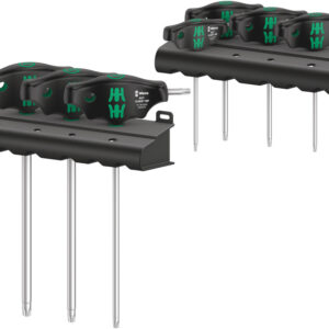 Zestaw wkrętaków 467/7 TORX® HF Set 1 Wkrętaki z rękojeścią poprzeczną do śrub z gniazdem TORX®, z funkcją przytrzymywania, 7 części 05023452001 WERA