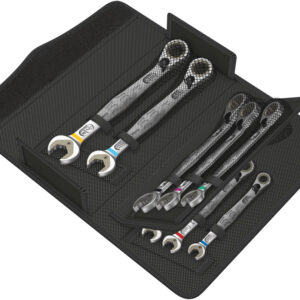 Zestaw kluczy płasko-oczkowych z grzechotką 6001 Joker Switch 8 Imperial Set 1, calowy, 8 części 05020093001 WERA