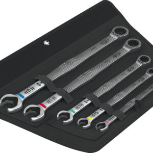 Zestaw kluczy płasko-oczkowych z grzechotką 6007 Joker 5 Set 1, 5 części 05020380001 WERA