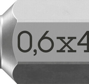 Bity 800/1 Z do wkrętów z rowkiem, 0.6 x 4.5 x 25 mm 05072055001 WERA
