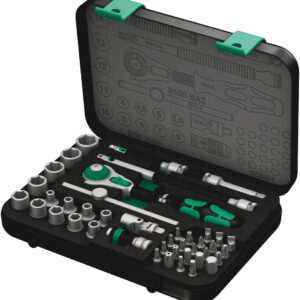 8100 SA 2 Grzechotka Zyklop Speed 1/4" w zestawie metrycznym, 42 części 05003533001 WERA