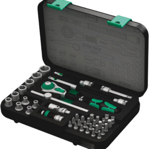 8100 SA 4 Grzechotka Zyklop Speed 1/4" w zestawie calowym, 41 części 05003535001 WERA