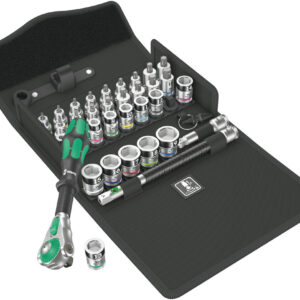 Zestaw z grzechotką Zyklop Speed 3/8" 8100 SB All-in, 35 części 05003536001 WERA