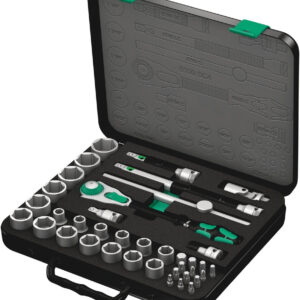 8100 SC 4 Grzechotka Zyklop Speed 1/2" w zestawie calowym, 38 części 05003647001 WERA