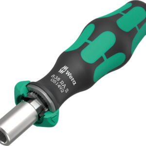 Rękojeść z uchwytem do bitów 838 RA S, z funkcją grzechotki 1/4", 1/4" x 102 mm 05051492001 WERA