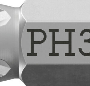 Bity 851/1 Z do wkrętów z wgłębieniem krzyżowym Phillips, PH 3 x 25 mm 05072074001 WERA