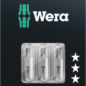 Bity 855/1 Z SB do wkrętów z wgłębieniem krzyżowym Pozidriv, na blistrze, 3 części 05073311001 WERA