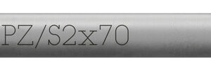 Bity 855/4 PZ/S PlusMinus do wkrętów z wgłębieniem płasko-krzyżowym (Pozidriv/rowek), # 2 x 70 mm 05059897001 WERA