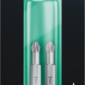 Bity 855/4 TZ SB do wkrętów z wgłębieniem krzyżowym Pozidriv, na blistrze, PZ 2 x 50 mm, 2 części 05134385001 WERA