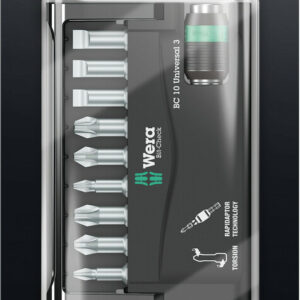 Bit-Check 10 Universal 3 SB, na blistrze, 10 części 05073410001 WERA