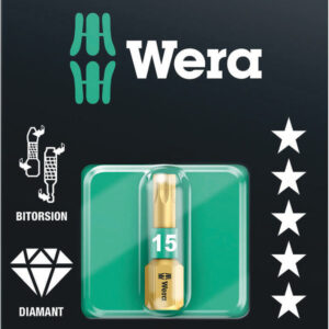 Bity 867/1 BDC SB TORX® do wkrętów z gniazdem TORX®, na blistrze, TX 15 x 25 mm 05134375001 WERA