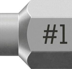 Bity 868/1 Z do wkrętów z gniazdem czworokątnym, # 1 x 25 mm 05066405001 WERA
