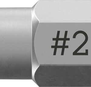 Bity 868/1 Z do wkrętów z gniazdem czworokątnym, # 2 x 25 mm 05066410001 WERA