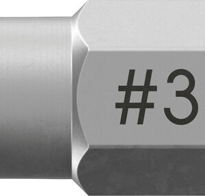 Bity 868/1 Z do wkrętów z gniazdem czworokątnym, # 3 x 25 mm 05066415001 WERA