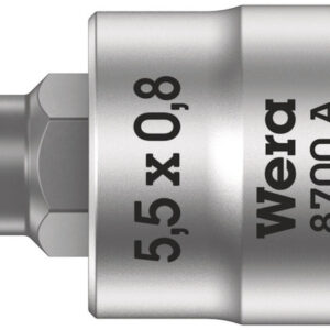 8700 A FL Klucz nasadowy Zyklop 1/4" o wkrętów z rowkiem, 0.8 x 5.5 x 28 mm 05003320001 WERA