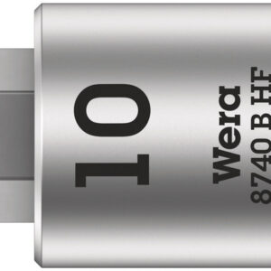 8740 B HF Klucz nasadowy Zyklop 3/8" do śrub z gniazdem sześciokątnym HF z funkcją przytrzymywania, 10 x 38.5 mm 05003043001 WERA