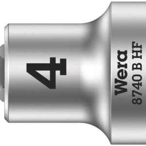 8740 B HF Klucz nasadowy Zyklop 3/8" do śrub z gniazdem sześciokątnym HF z funkcją przytrzymywania, 4 x 35 mm 05003031001 WERA