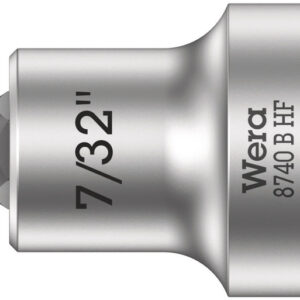 8740 B HF Klucz nasadowy Zyklop 3/8" do śrub z gniazdem sześciokątnym HF z funkcją przytrzymywania, 7/32" x 35 mm 05003087001 WERA