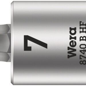 8740 B HF Klucz nasadowy Zyklop 3/8" do śrub z gniazdem sześciokątnym HF z funkcją przytrzymywania, 7 x 38.5 mm 05003037001 WERA