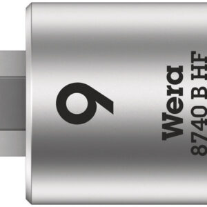 8740 B HF Klucz nasadowy Zyklop 3/8" do śrub z gniazdem sześciokątnym HF z funkcją przytrzymywania, 9 x 38.5 mm 05003041001 WERA