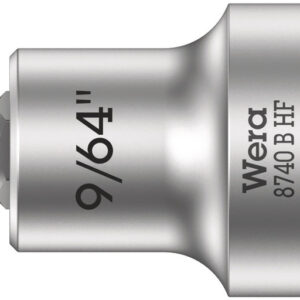 8740 B HF Klucz nasadowy Zyklop 3/8" do śrub z gniazdem sześciokątnym HF z funkcją przytrzymywania, 9/64" x 35 mm 05003082001 WERA