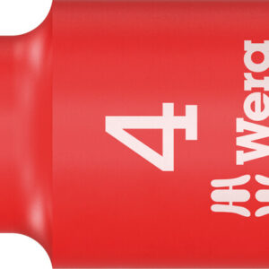 8740 B VDE HF Klucz nasadowy wymienna Zyklop, izolowana, 3/8", do śrub z gniazdem sześciokątnym, z funkcją przytrzymywania, 4 x 55 mm 05004900001 WERA
