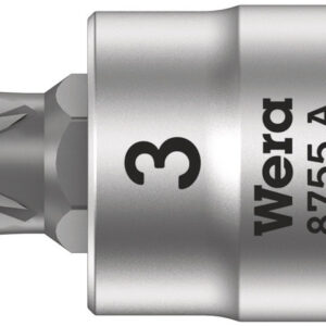 8755 A Klucz nasadowy Zyklop 1/4" Pozidriv, PZ 3 x 28 mm 05003355001 WERA