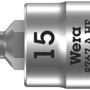 8767 A HF TORX® Klucz nasadowy Zyklop 1/4" TORX® HF z funkcją przytrzymywania, TX 15 x 28 mm 05003363001 WERA