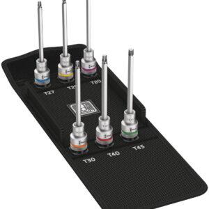 8767 C TORX® HF 2 Zestaw kluczy nasadowych Zyklop 1/2" TORX® HF z funkcją przytrzymywania, 6 części 05004211001 WERA