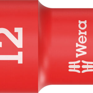 Klucz nasadowy 8790 A VDE Zyklop, izolowany, 1/4", 12 x 41 mm 05005938001 WERA