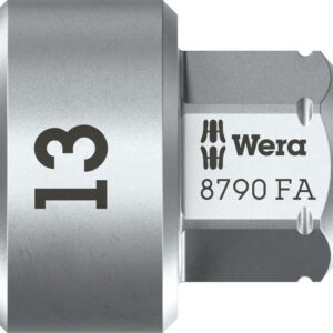 8790 FA Klucz nasadowy Zyklop, zabierak 1/4" i sześciokątny Hex 11, 13 x 18 mm 05003685001 WERA