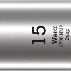 8790 HMA Deep Klucz nasadowy, ¼", 15 x 50 mm 05004512001 WERA