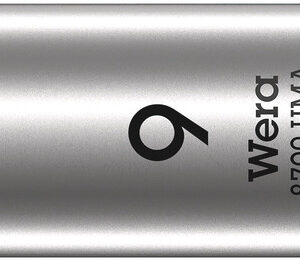 8790 HMA Deep Klucz nasadowy, ¼", 9 x 50 mm 05004506001 WERA