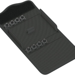Pudełko tekstylne 9469 na narzędzia Kraftform Kompakt 400 RA, z miejscem na 9 narzędzi, puste, 145 x 25 x 102 mm 05136409001 WERA