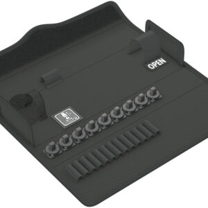 Pudełko tekstylne 9472 na narzędzia Safe-Torque, z miejscem na 23 narzędzia, puste, 240 x 47 x 148 mm 05136412001 WERA