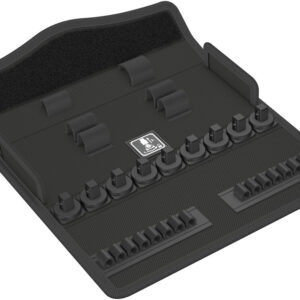 Pudełko tekstylne 9473 na zestaw 8004 B Zyklop Metal 3/8", bez wyposażenia, 240 x 32 x 91 mm 05136535001 WERA