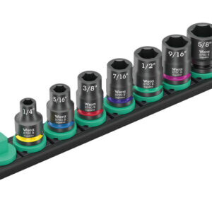 Listwa magnetyczna 9608 na klucze nasadowe B Impaktor 1 Imperial 1, 9 części 05005452001 WERA