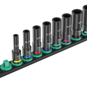 Listwa magnetyczna 9661 B Impaktor Deep Imperial 1 z zestawem kluczy nasadowych, 3/8", 9 części 05005591001 WERA